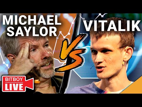 VITALIK VS. SAYLOR BATTLE (WHAT'S NEXT FOR BITCOIN!?)