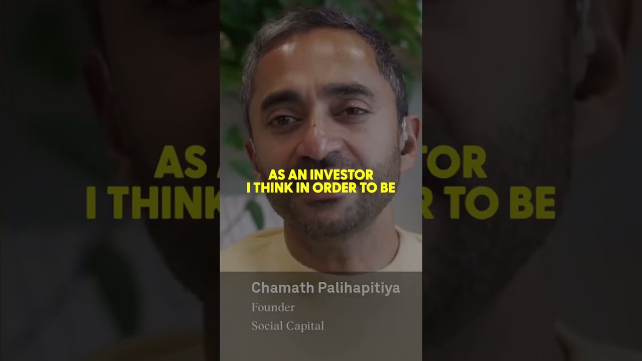 Chamath on What It Takes To Be An Extremely Successful Investor #shorts