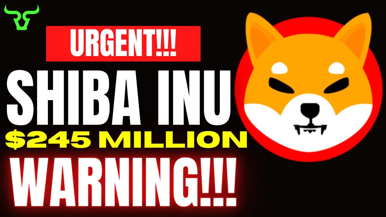 SHIBA INU: 🚨 $245 MILLION WARNING!!! - Shib