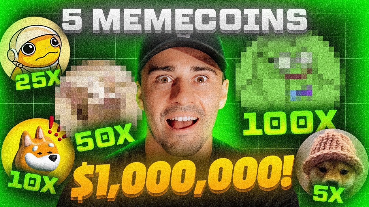 TOP 5 MEMECOINS TO BUY NOW & Become a Millionaire in 2025! (Solana Meme Coins)