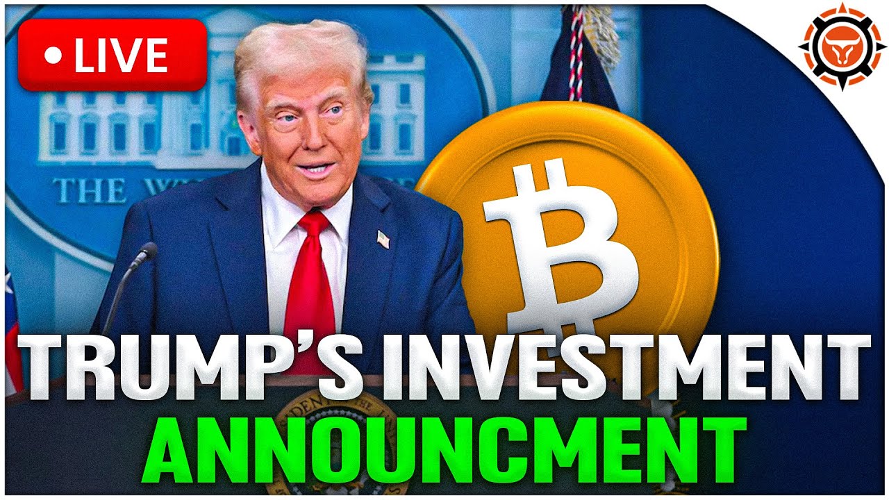 Live: Trump Announces Major US Investment (Bitcoin Reserve??)