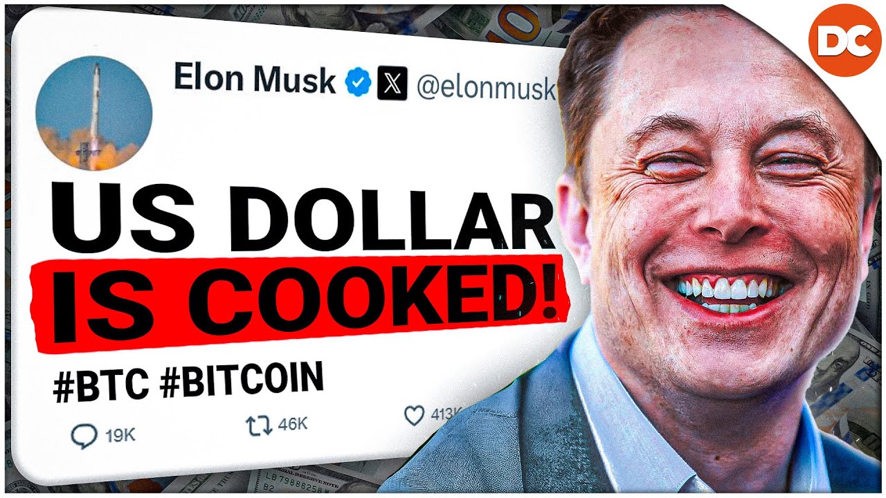 Elon Musk Embraces BITCOIN "USD is Hopeless"  ($200k BTC SOON)