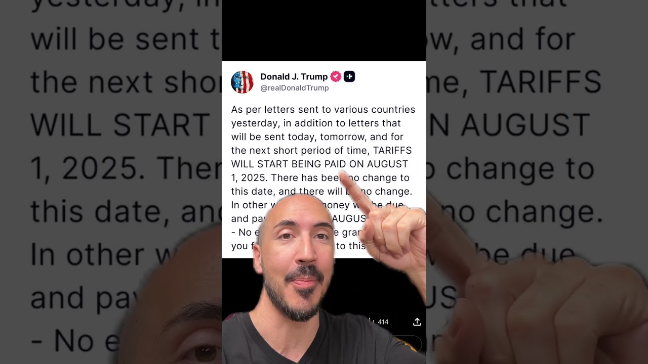 JUST ANNOUNCED TRUMP TARIFFS