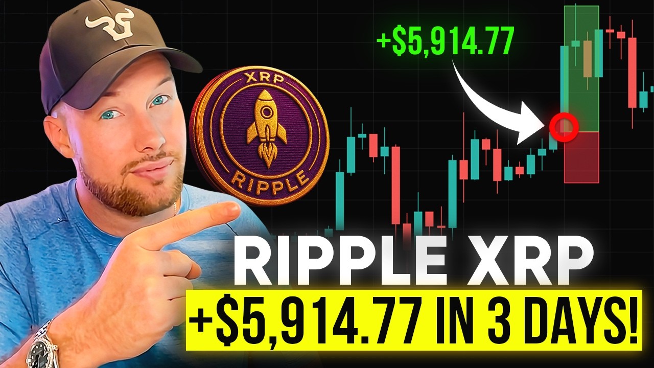 Ripple XRP: $5,914.77 In 3 Days! (My Crypto Live Day Trading Secrets Revealed 2025)
