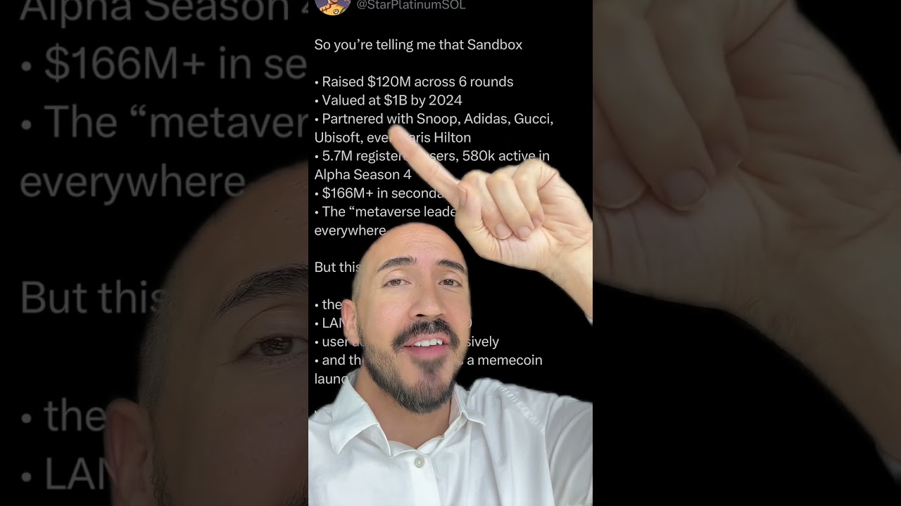 Sandbox Metaverse = SCAM???