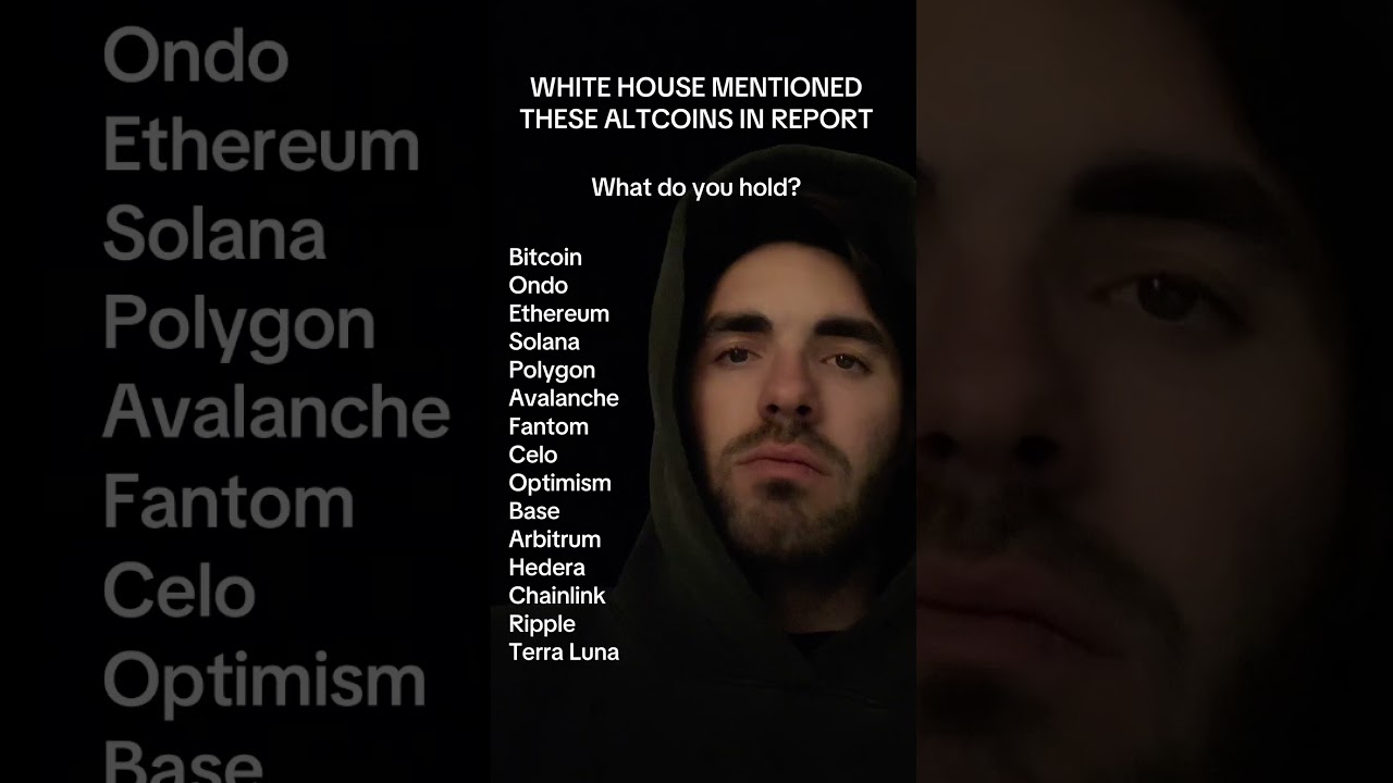White House Says Buy These Altcoins Now🚨