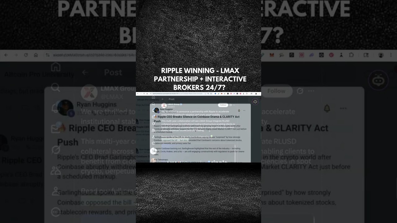 RIPPLE WINNING   LMAX PARTNERSHIP + INTERACTIVE BROKERS 247?