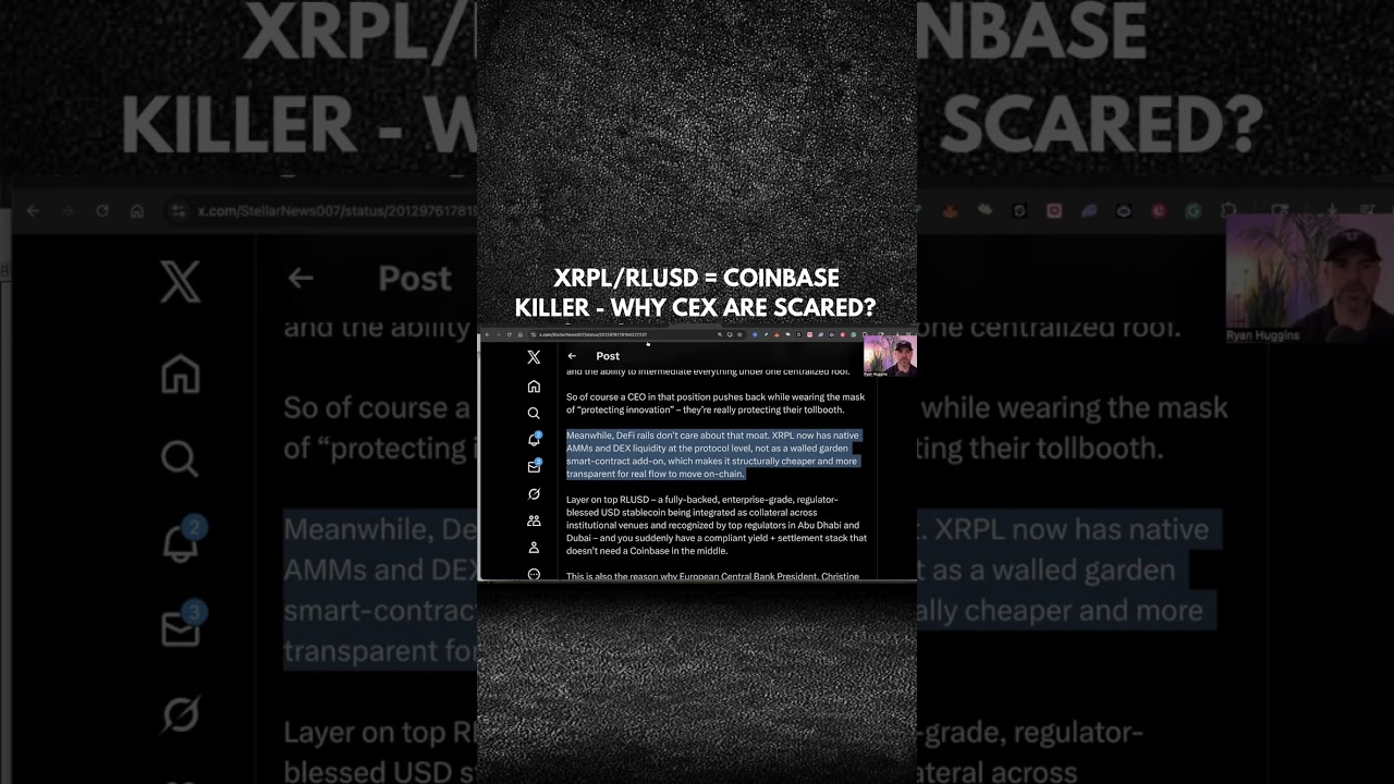 XRPL/RLUSD = COINBASE KILLER - WHY CEX ARE SCARED?