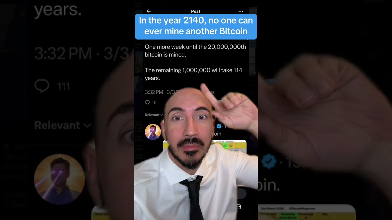 LAST Bitcoin Mined THIS DATE