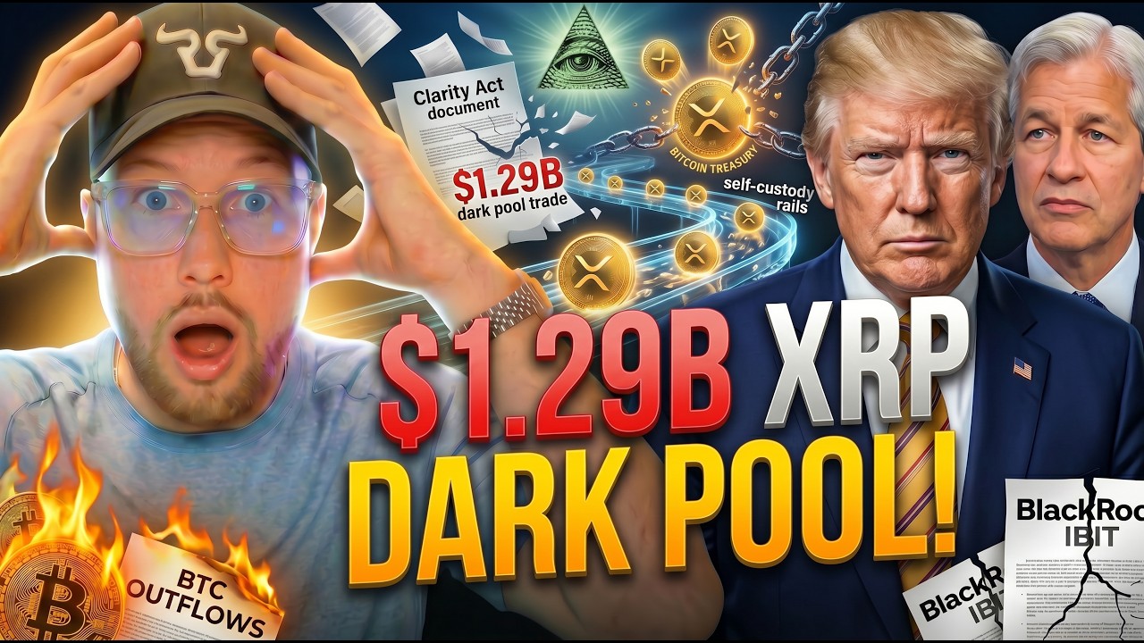 Ripple XRP: $1.29 BILLION DARK POOL DUMP! Who Bought XRP!? (BREAKING CRYPTO NEWS)