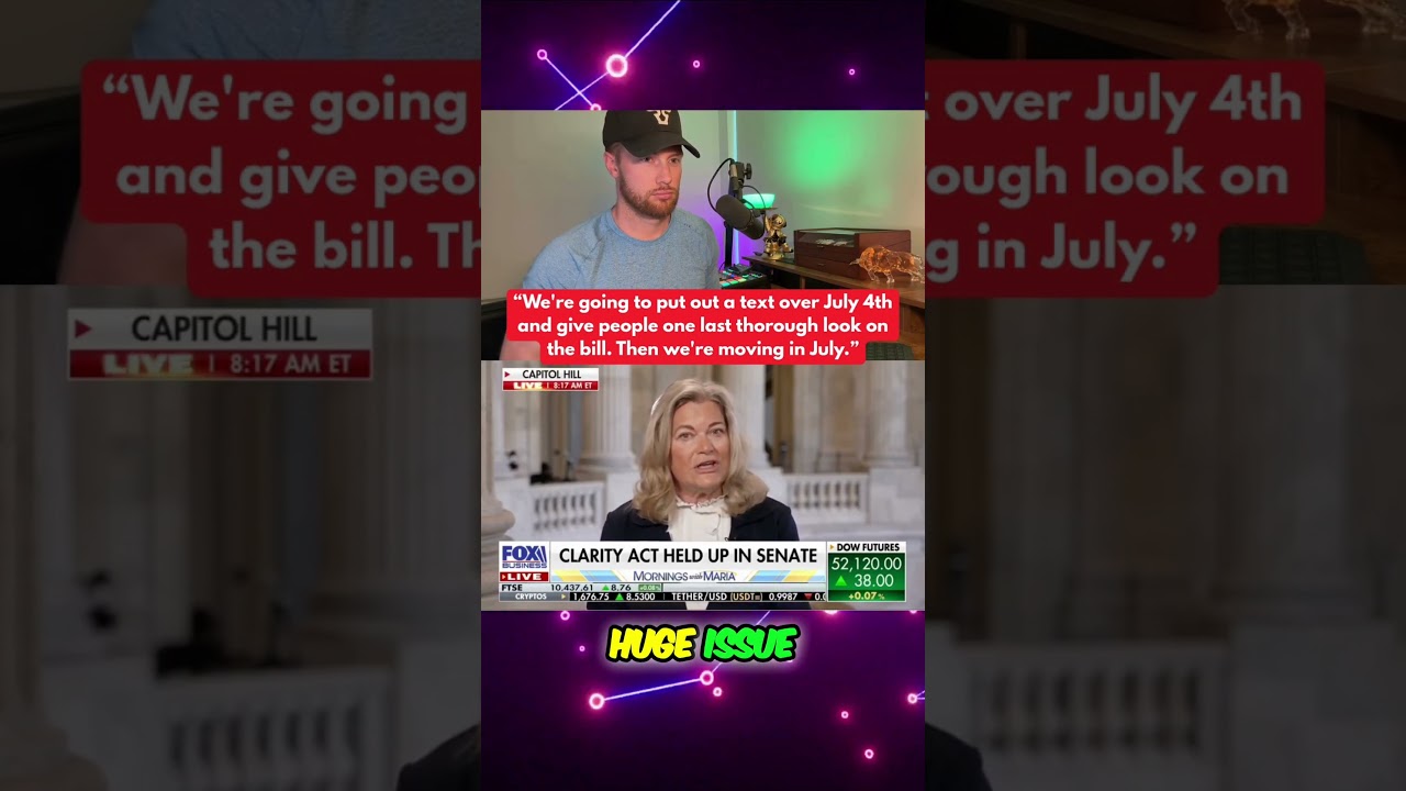 RIPPLE XRP: SEN.LUMMIS SAYS CLARITY ACT WILL BE ON SENATE FLOOR IN JULY!