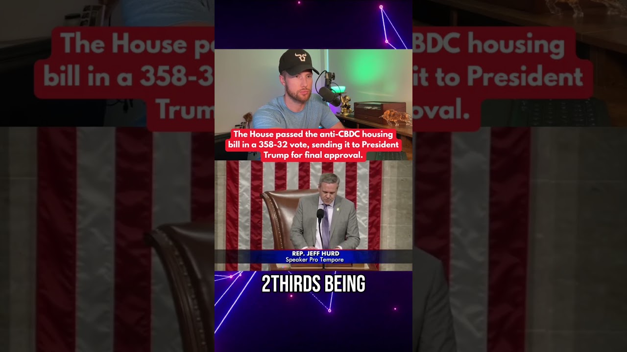 RIPPLE XRP: CONGRESS OFFICIALLY PASSES CBDC BAN, TRUMP NOW HOLDS FINAL SIGNATURE!