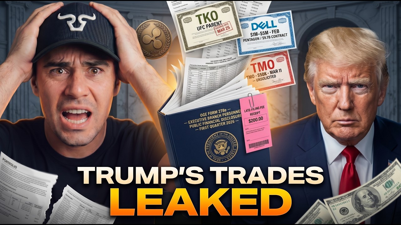Ripple XRP TOTAL BS: Trump DEMANDS Insider Trading Ban - His Portfolio LEAKED! (GREAT RESET 2026)