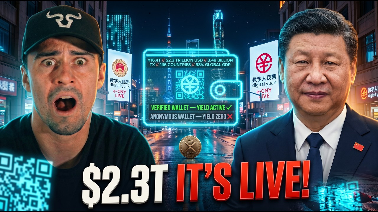Ripple XRP: $2.3T CHINA CBDC LIVE! Fed BLOCKING Ripple Until 2026! (THE GREAT RESET 2026)