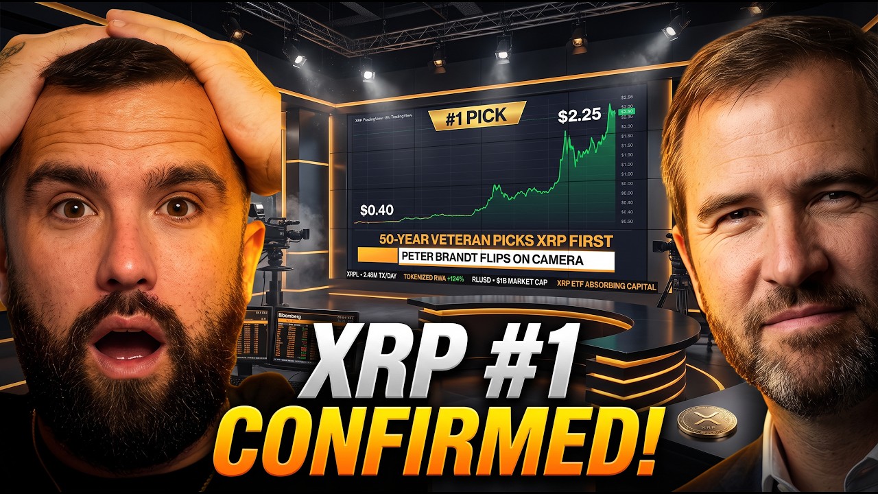 XRP CONFIRMED: Peter Brandt Just Called XRP The Best Bet On Camera And Nobody Saw It Coming!