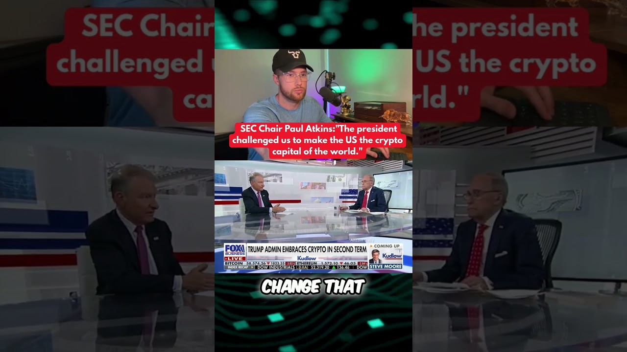 RIPPLE XRP: SEC Chair Paul Atkins says he wants crypto to flourish in the US!?