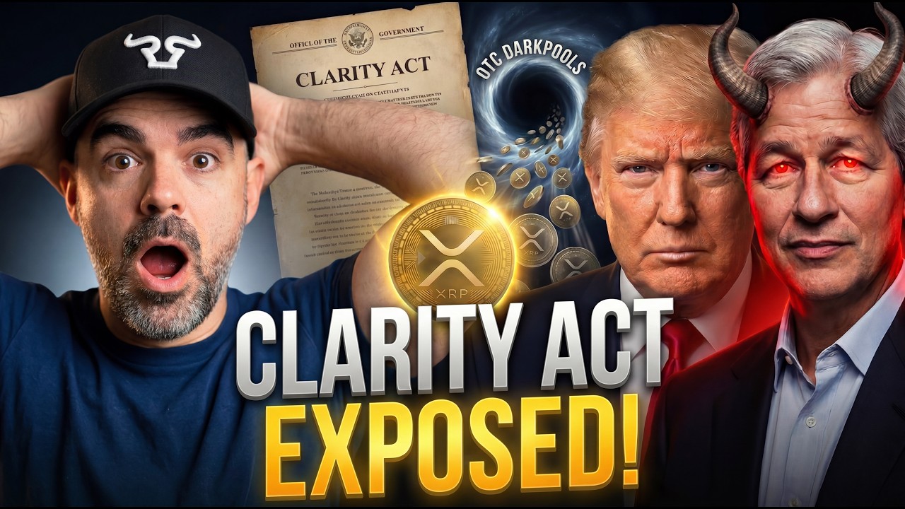 XRP Dark Pools EXPOSED: They're STALLING The Clarity Act To Keep Accumulating (SUPPLY SHOCK)