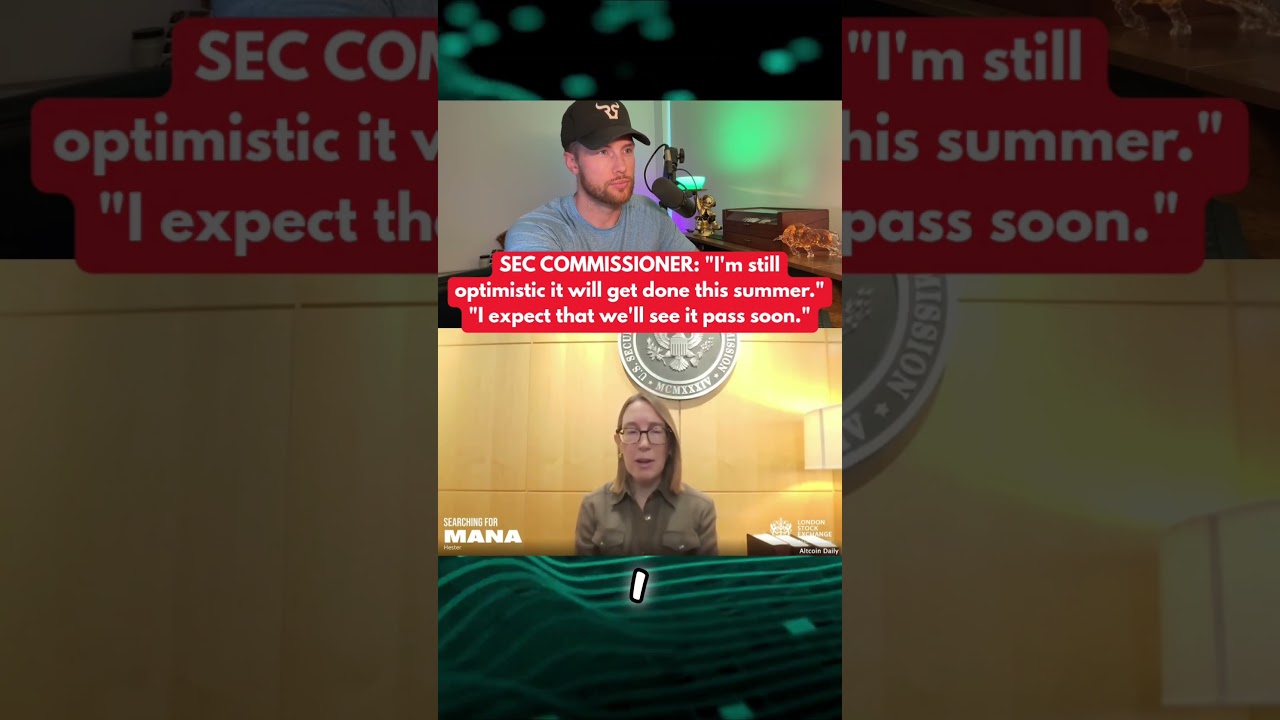 RIPPLE XRP: SEC COMMISSIONER HESTER PEIRCE CLARITY ACT PASSES THIS SUMMER?