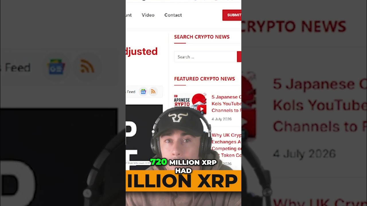RIPPLE XRP: 720 MILLION Tokens Just VANISHED In 11 Days!?