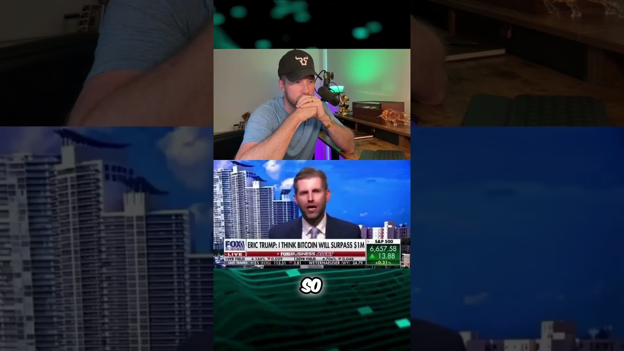 RIPPLE XRP Eric Trump:“The flood gates are opening” and “BTC will hit $1M”