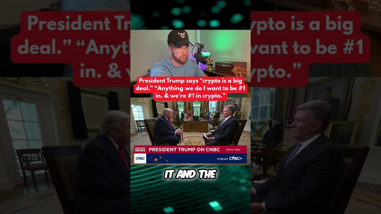 RIPPLE XRP: President Trump says “Crypto is a Big Deal.”!