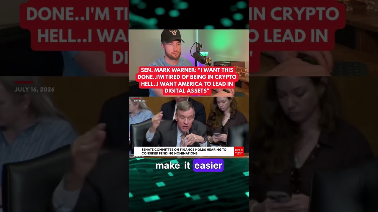 RIPPLE XRP:  Sen. Mark Warner is tired of US being in a crypto hell??