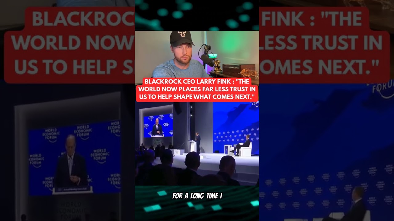 Ripple XRP: Larry Fink openly acknowledged that global "elites" have lost public trust!?