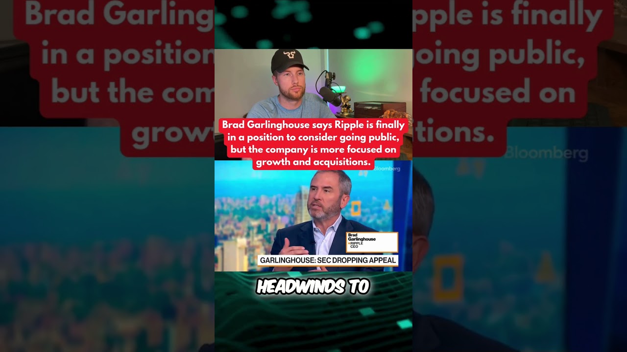XRP RIPPLE CEO: AN IPO IS POSSIBLE, BUT NOT THE PRIORITY!?