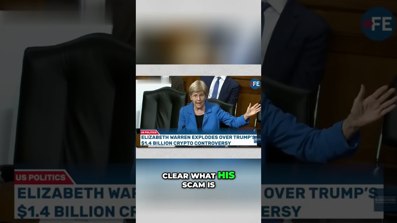 RIPPLE XRP: Elizabeth Warren's Real Floor Speech Against The Bill