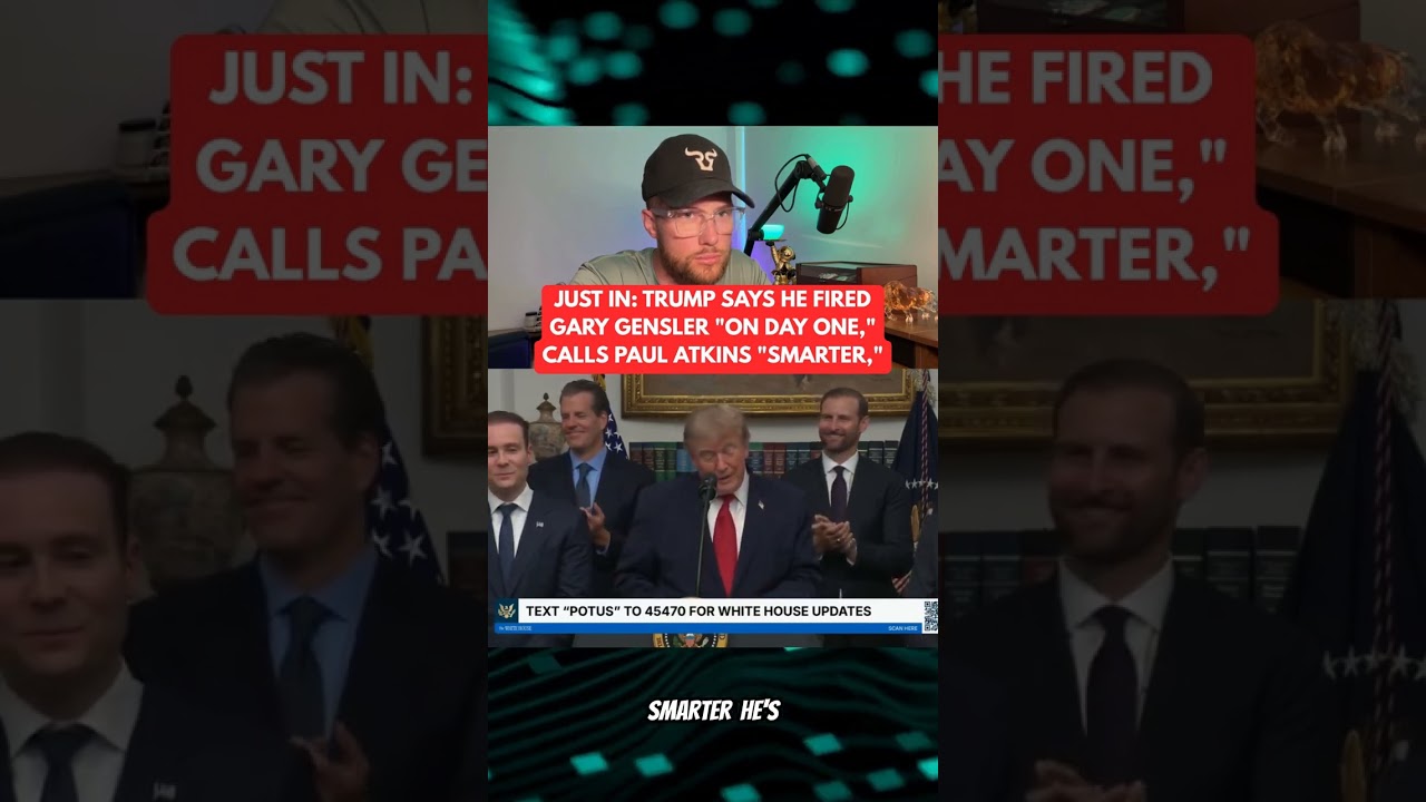 RIPPLE XRP: JUST IN: TRUMP SAYS HE FIRED GARY GENSLER "ON DAY ONE"!