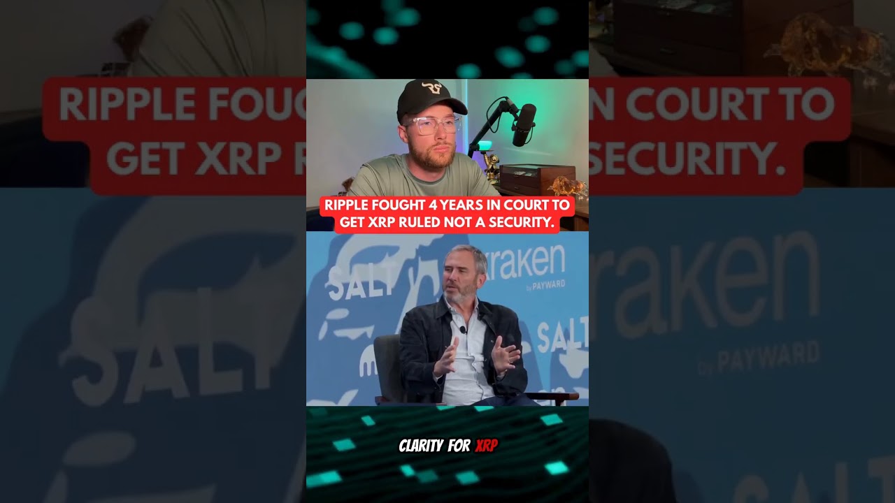 RIPPLE XRP: RIPPLE FOUGHT 4 YEARS TO PROVE XRP IS NOT A SECURITY!