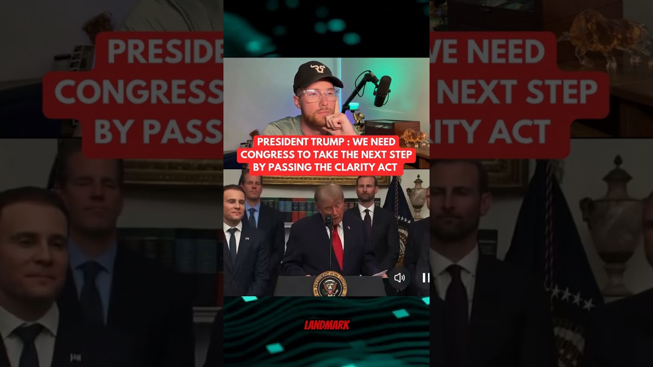 RIPPLE XRP: THIS IS WHY TRUMP IS PUSHING CONGRESS ON THE CLARITY ACT!