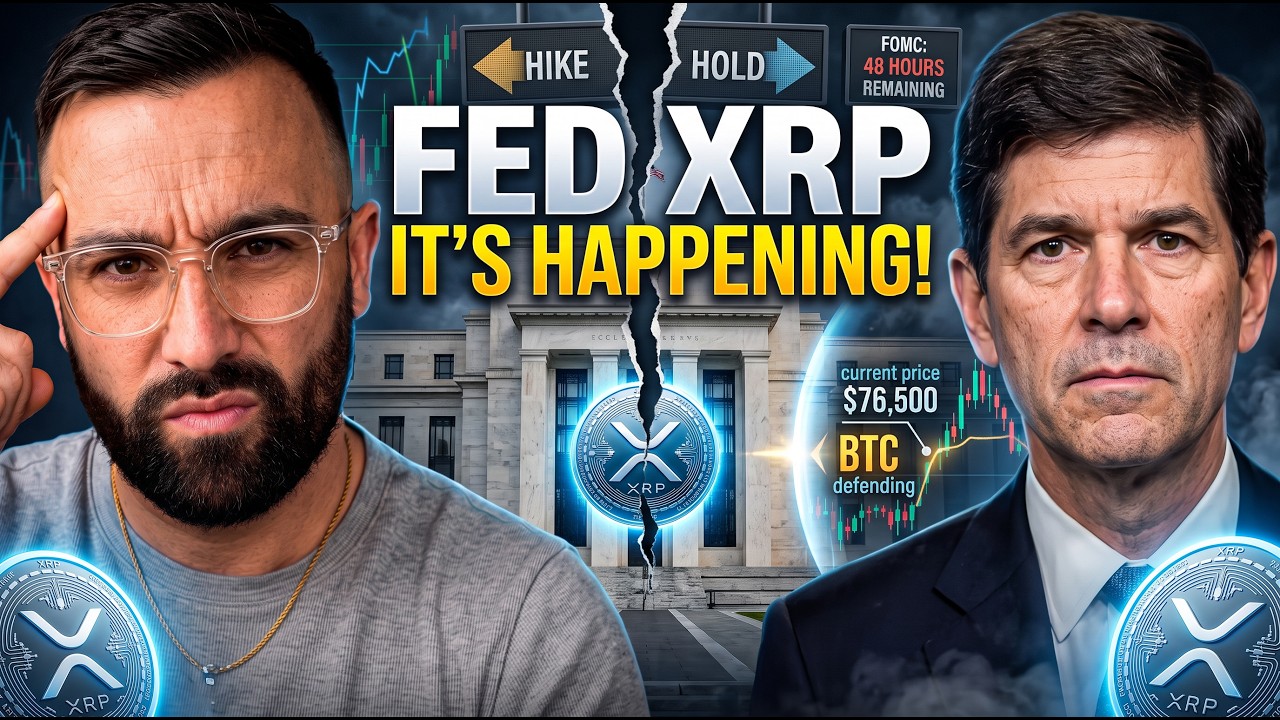 Bitcoin & XRP Have 48 Hours Before The Fed Changes Everything