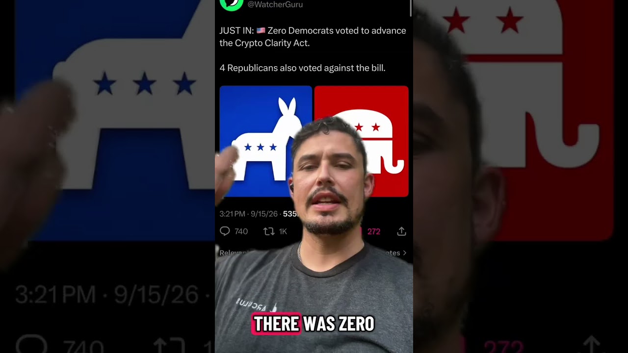 🚨Crypto Clarity Act FAILED🚨