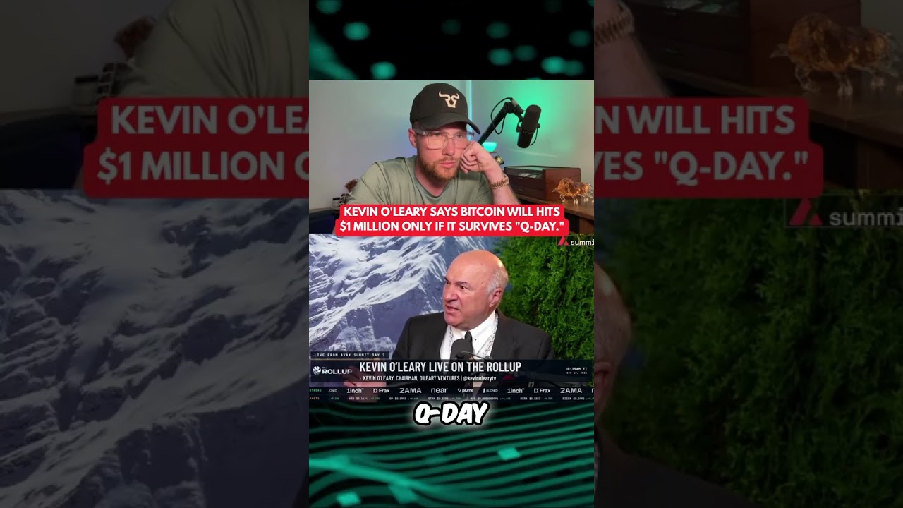 Ripple XRP - Bitcoin Hits $1 Million Only If It Survives "Q-Day"... Says O'Leary