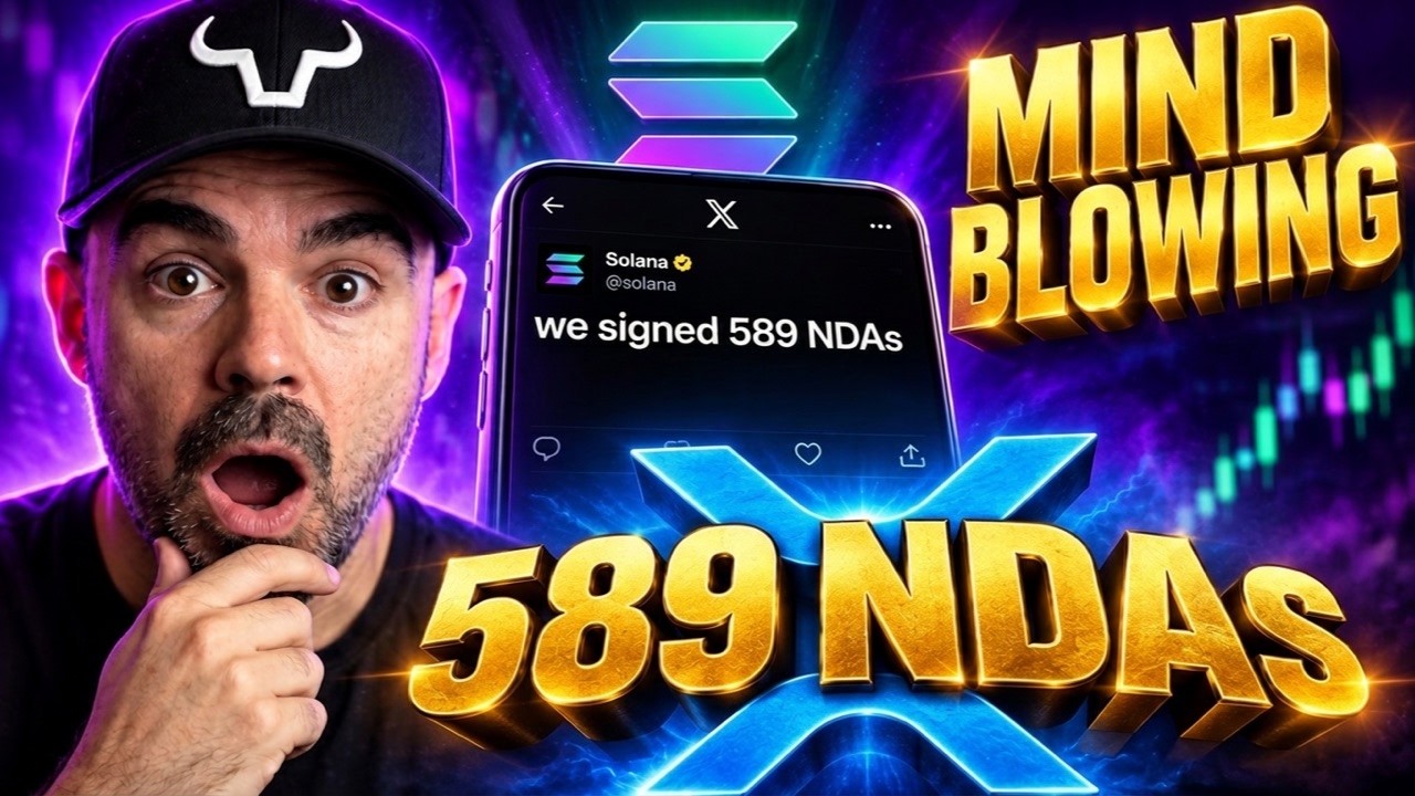 XRP 589: SOLANA POSTED "WE SIGNED 589 NDAs" AND A 2019 CARTOON HAD THE NUMBER FIRST…