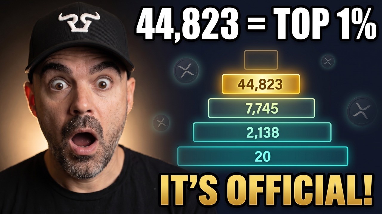 Ripple XRP: 44,823 XRP Puts You In The Top 1%… (EPIC CRYPTO NEWS)