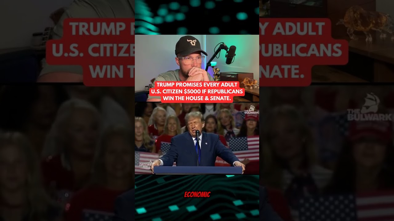 Ripple XRP - Trump Promises $5,000 Per Adult... Here's What He Said