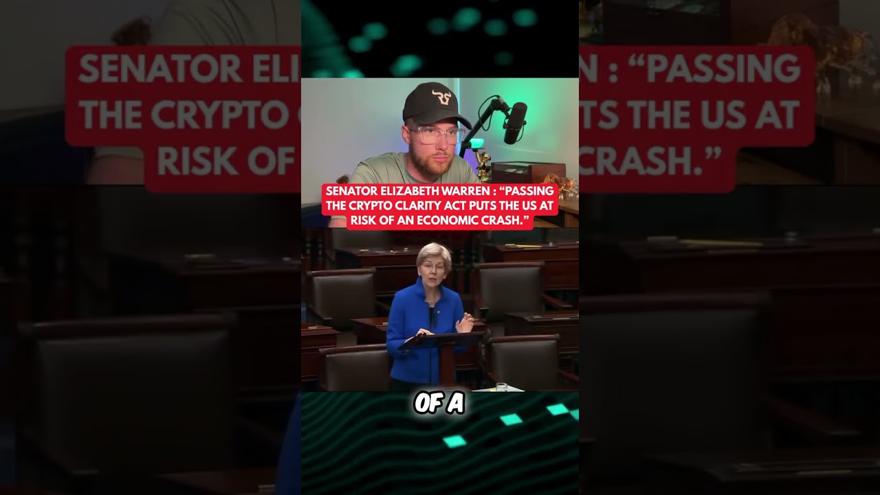 RIPPLE XRP: WARREN SAYS PASSING THE CLARITY ACT COULD CRASH THE ECONOMY?