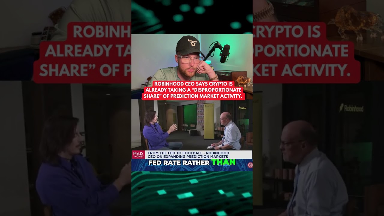 RIPPLE XRP: Robinhood CEO's Bold Prediction — Crypto Takes Over Prediction Markets!