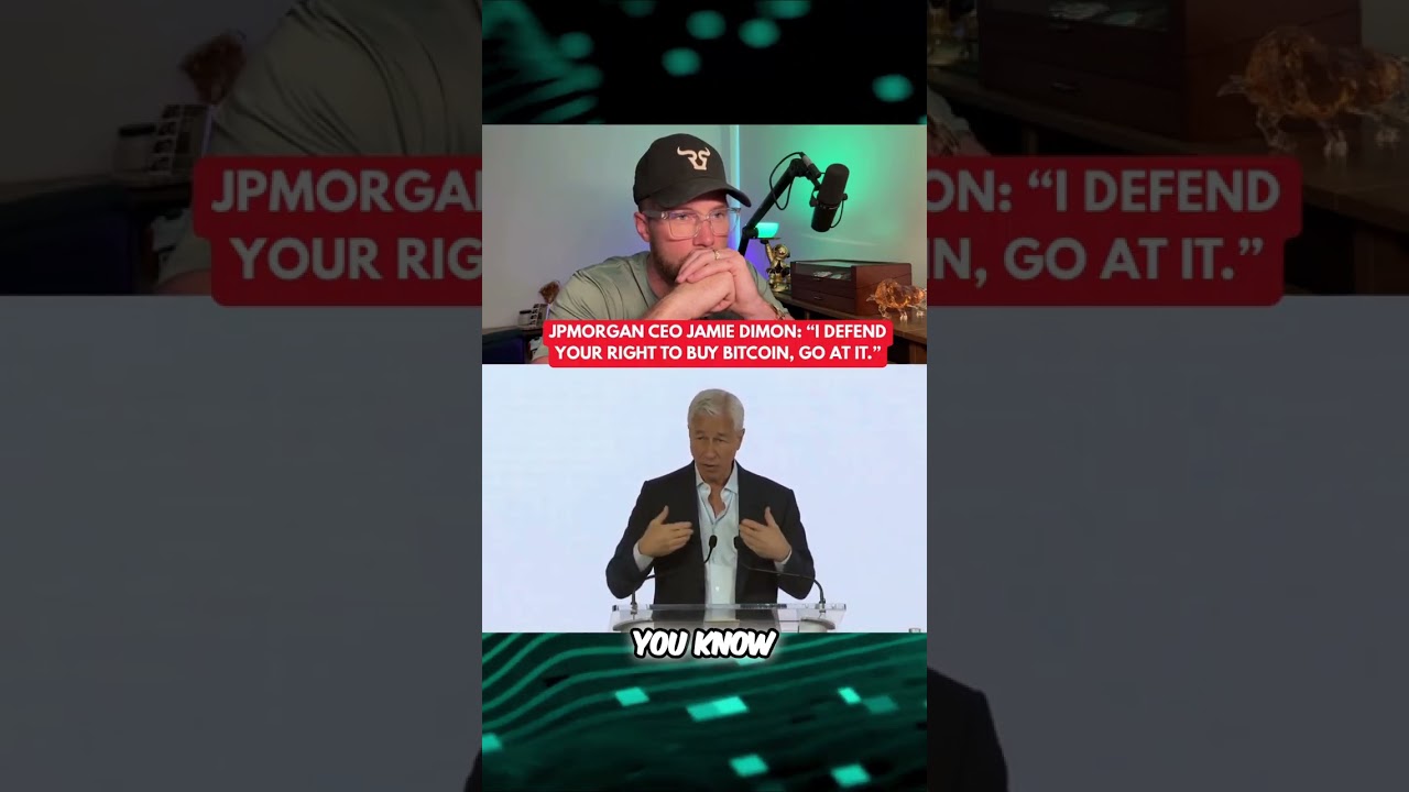 RIPPLE XRP: JAMIE DIMON SAYS “I DEFEND YOUR RIGHT TO BUY BITCOIN”!?