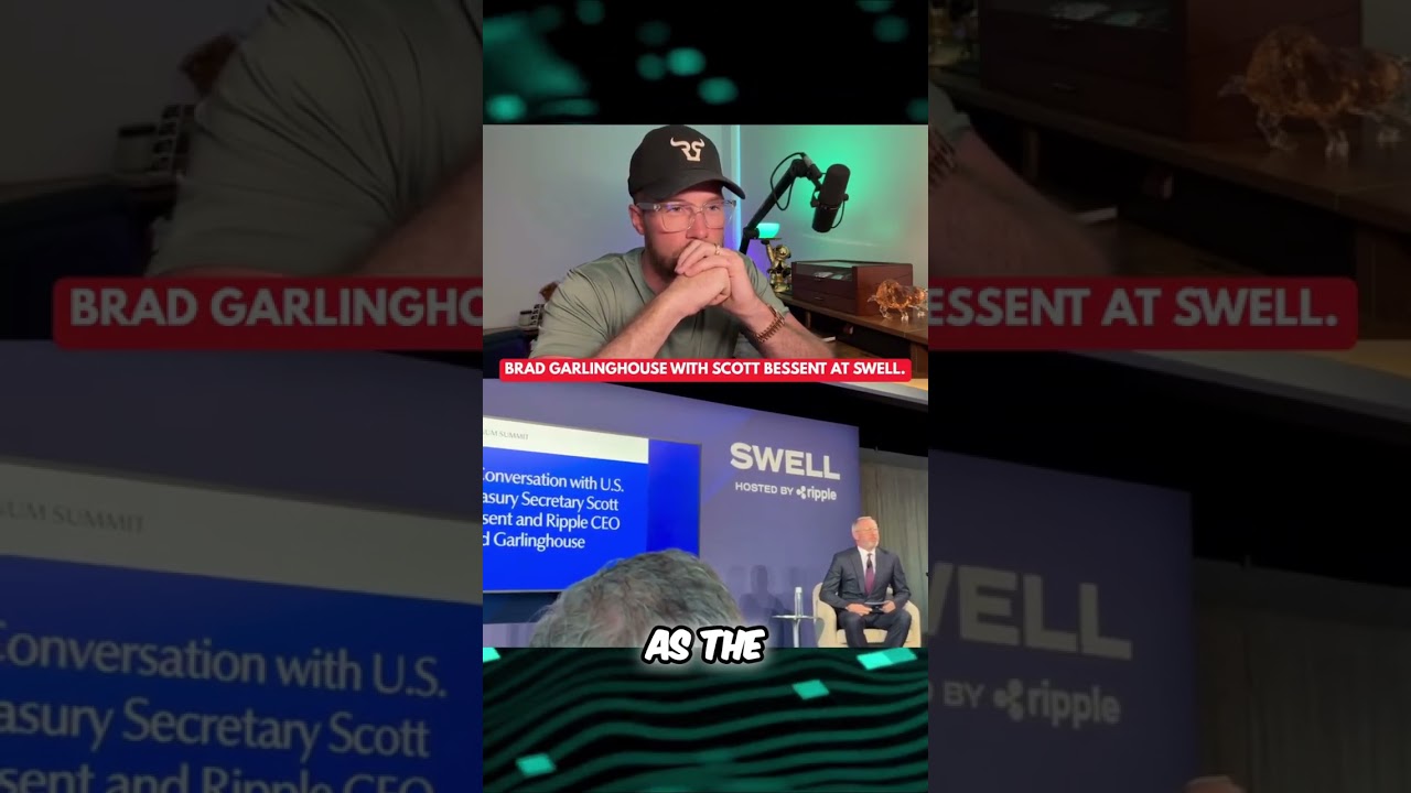 RIPPLE XRP: Ripple CEO And Treasury Secretary Bessent Appear Together At Swell!?
